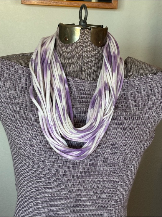 Handmade Accessories - Tie Dyed infinity spaghetti T-shirt scarf. Personally handmade. Good condition